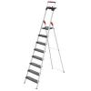 Hailo 8050-827 L100 pro Aluminum 8.43-ft Type 2- 225-lb Capacity Platform Step Ladder