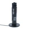 HeatMate MH-G4(K) Graphite Electric Tower Heater, Instant Heat, Energy Efficient 420W, Black