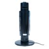 HeatMate MH-G4(K) Graphite Electric Tower Heater, Instant Heat, Energy Efficient 420W, Black
