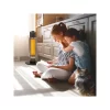 HeatMate MH-G4(K) Graphite Electric Tower Heater, Instant Heat, Energy Efficient 420W, Black