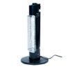 HeatMate MH-G4(K) Graphite Electric Tower Heater, Instant Heat, Energy Efficient 420W, Black