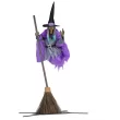 Home Accents Holiday 22SV23269 12 ft Animated Hovering Witch Halloween Animatronic