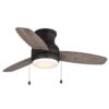 Home Decorators Collection 59344 Ashby Park 44 in. White Color Changing Integrated LED Bronze Ceiling Fan with Light Kit and 3 Reversible Blades