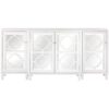 Home Decorators Collection SH00133-W Reflections White Mirrored Console Table