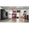 Husky ACR3296B-P Adjustable Height Overhead Ceiling Mount Garage Rack in Black (42 in. H x 96 in. W x 32 in. D) Husky ACR3296B-P Adjustable Height Overhead Ceiling Mount Garage Rack in Black (42 in. H x 96 in. W x 32 in. D)