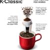 Keurig K-50 K-Classic Coffee Maker K-Cup Pod, Single Serve, Programmable, 6 to 10 oz. Brew Sizes, Black