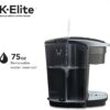 Keurig K-Elite Coffee Maker, Single Serve K-Cup Pod Coffee Brewer, With Iced Coffee Capability, Brushed Slate