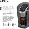 Keurig K-Elite Coffee Maker, Single Serve K-Cup Pod Coffee Brewer, With Iced Coffee Capability, Brushed Slate