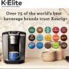 Keurig K-Elite Coffee Maker, Single Serve K-Cup Pod Coffee Brewer, With Iced Coffee Capability, Brushed Slate