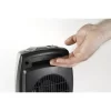Lasko 1500W Electric Ceramic Space Heater with Adjustable Thermostat, 754200, Silver