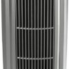 Lasko Oscillating Digital Ceramic Tower Heater for Home with Adjustable Thermostat, Timer and Remote Control, 23 Inches, 1500W, Silver, 755320