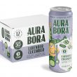 Lavender Cucumber Herbal Sparkling Water by Aura Bora 12 oz Can (Pack of 12), 0 Calories, 0 Sugar, 0 Sodium, Non-GMO