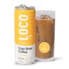 Loco Life Brew Vanilla Honey Cold Brew Coffee With Oat Milk and Coconut Water 11 Ounce Can Pack of 12, Gluten Free and Dairy Free, Low Sugar, Low Calorie Iced Coffee