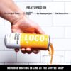 Loco Life Brew Vanilla Honey Cold Brew Coffee With Oat Milk and Coconut Water 11 Ounce Can Pack of 12, Gluten Free and Dairy Free, Low Sugar, Low Calorie Iced Coffee