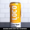 Loco Life Brew Vanilla Honey Cold Brew Coffee With Oat Milk and Coconut Water 11 Ounce Can Pack of 12, Gluten Free and Dairy Free, Low Sugar, Low Calorie Iced Coffee