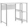 Mainstays 9120596W Basic Metal Student Computer Desk, White