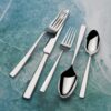 Mikasa Everett 101-Piece 18/10 Stainless Steel Flatware Set, Service For 12