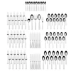 Mikasa Everett 101-Piece 18/10 Stainless Steel Flatware Set, Service For 12