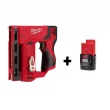 Milwaukee 2447-20-48-11-2420 M12 12-Volt Lithium-Ion Cordless 3/8 in. Crown Stapler with M12 2.0Ah Battery
