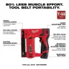 Milwaukee 2447-20-48-11-2420 M12 12-Volt Lithium-Ion Cordless 3/8 in. Crown Stapler with M12 2.0Ah Battery