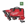 Milwaukee 2839-21CT M18 FUEL 18-Volt Lithium-Ion Brushless Cordless Gen II 15-Gauge Angled Finish Nailer Kit with 2.0Ah Battery and Charger