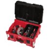 Milwaukee PACKOUT 20 in. 2-Wheel Utility Cart with Large Tool Box and Crate (3-Piece) (48-22-8415-48-22-8425-48-22-8440)