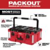 Milwaukee PACKOUT 20 in. 2-Wheel Utility Cart with Large Tool Box and Crate (3-Piece) (48-22-8415-48-22-8425-48-22-8440)