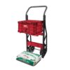 Milwaukee PACKOUT 20 in. 2-Wheel Utility Cart with Large Tool Box and Crate (3-Piece) (48-22-8415-48-22-8425-48-22-8440)