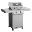 Monument 14633 Stainless Steel and Black 2-Burner Liquid Propane Gas Grill