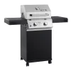 Monument 14633B Stainless Steel and Black 2-Burner Liquid Propane Gas Grill