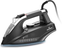 Moosoo Steam Iron 1800W Dry Iron Lightweight Anti-drip Iron with Auto-Off, ST1800