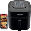 NUWAVE Brio 7-in-1 Air Fryer Oven, 7.25-Qt with One-Touch Digital Controls, 50°- 400°F Temperature Controls in 5° Increments, Linear Thermal (Linear T) for Perfect Results