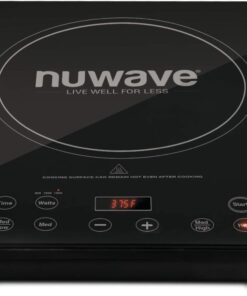 NUWAVE Pro Chef Induction Cooktop, NSF-Certified Commercial-Grade, Portable, Large 8” Heating Coil, Temp Settings from 100°F to 575°F, Perfect for Commercial & Professional Settings