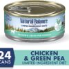 Natural Balance L.I.D. Limited Ingredient Diets Chicken & Green Pea Formula Grain-Free Canned Cat Food 5.5-oz case of 24