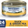 Natural Balance L.I.D. Limited Ingredient Diets Duck & Green Pea Formula Grain-Free Canned Cat Food 5.5-oz case of 24 Natural Balance L.I.D. Limited Ingredient Diets Duck & Green Pea Formula Grain-Free Canned Cat Food 5.5-oz case of 24