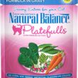 Natural Balance Platefulls Chicken & Salmon Formula in Gravy Grain-Free Cat Food Pouches 3-oz pouch case of 24