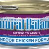 Natural Balance Ultra Premium Indoor Chicken Formula Canned Cat Food 5.5-oz case of 24
