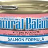Natural Balance Ultra Premium Salmon Formula Canned Cat Food 5.5-oz case of 24