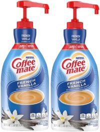 Nestle Coffee mate Coffee Creamer French Vanilla, Concentrated Liquid Pump Bottle, Non Dairy, No Refrigeration, 50.7 Fl. Oz (Pack of 2)