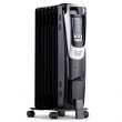 NewAir AH-450B Portable1500-Watt Electric Oil-Filled Silent Radiator Heater with Energy Efficient Operation Cover 150 sq. ft. - Black