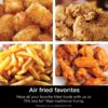 Ninja AF101 Air Fryer that Crisps, Roasts, Reheats, & Dehydrates, for Quick, Easy Meals, 4 Quart Capacity, & High Gloss Finish, Black/Grey