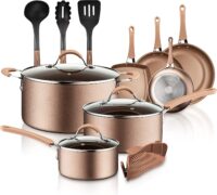 Nutrichef Home Kitchen Cookware Set (12-Piece) NCCW12S