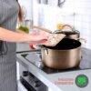 NutriChef 14-Piece Nonstick Cookware PTFE/PFOA/PFOS-Free Heat Resistant Lacquer Kitchen Ware Set w/Saucepan, Frying Pans, Cooking, Dutch Oven Pot, Lids, Utensil NCCW14S, AGold NutriChef 14-Piece Nonstick Cookware PTFE/PFOA/PFOS-Free Heat Resistant Lacquer Kitchen Ware Set w/Saucepan, Frying Pans, Cooking, Dutch Oven Pot, Lids, Utensil NCCW14S, AGold