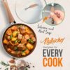 NutriChef 14-Piece Nonstick Cookware PTFE/PFOA/PFOS-Free Heat Resistant Lacquer Kitchen Ware Set w/Saucepan, Frying Pans, Cooking, Dutch Oven Pot, Lids, Utensil NCCW14S, AGold NutriChef 14-Piece Nonstick Cookware PTFE/PFOA/PFOS-Free Heat Resistant Lacquer Kitchen Ware Set w/Saucepan, Frying Pans, Cooking, Dutch Oven Pot, Lids, Utensil NCCW14S, AGold
