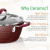 NutriChef Nonstick Cookware Excilon Home Kitchen Ware Pots & Pan Set with Saucepan Frying Pans, Cooking Pots, Lids, Utensil PTFE/PFOA/PFOS free, 11 Pcs, Purple Diamond, One size NutriChef Nonstick Cookware Excilon Home Kitchen Ware Pots & Pan Set with Saucepan Frying Pans, Cooking Pots, Lids, Utensil PTFE PFOAPFOS free, 11 Pcs, Purple Diamond, One size