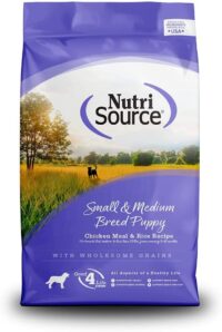 Nutrisource Small & Medium Breed Puppy Chicken & Rice Dry Dog Food 30Lb