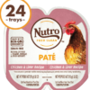 Nutro Perfect Portions Grain-Free Chicken & Liver Paté Recipe Cat Food Trays 2.6-oz case of 24