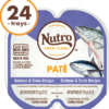 Nutro Perfect Portions Grain-Free Salmon & Tuna Paté Recipe Cat Food Trays 2.6-oz case of 24 twin-packs