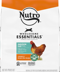 Nutro Wholesome Essentials Indoor Chicken & Brown Rice Recipe Adult Dry Cat Food 14 Pound (Pack of 1)