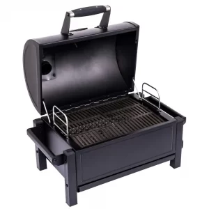 OKLAHOMA JOE'S 19402088 Rambler Portable Charcoal Grill in Black with 218 sq. in. Cook Space